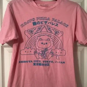 Tops | Kojis Pizza Palace Size S Tokyo Japan Cat Lcm International
